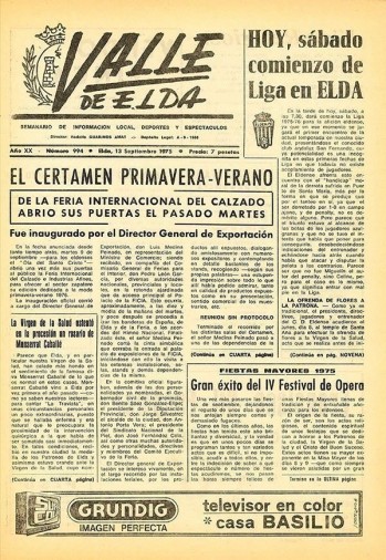 N&uacute;mero 0994 - 13 de septiembre de 1975