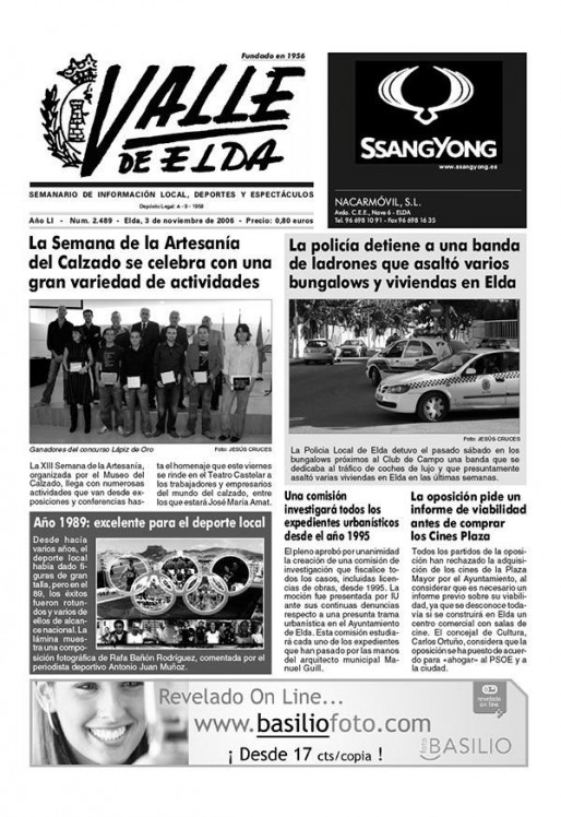 N&uacute;mero 2.489<span>3 de noviembre de 2006</span>