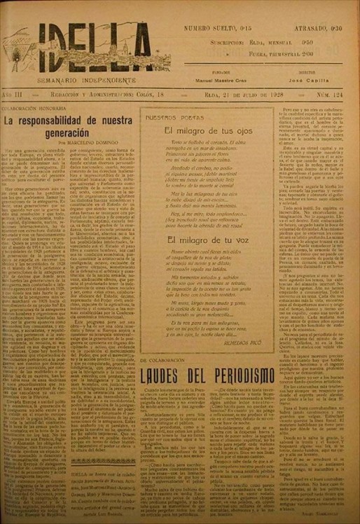 Idella n&ordm; 124<span>A&ntilde;o 1928</span>