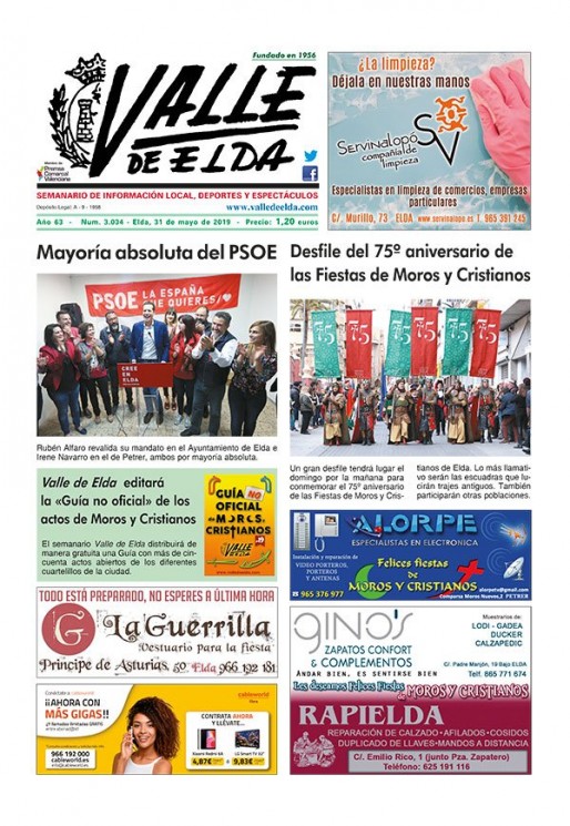 N&uacute;mero 3.034<span>31 de mayo de 2019</span>