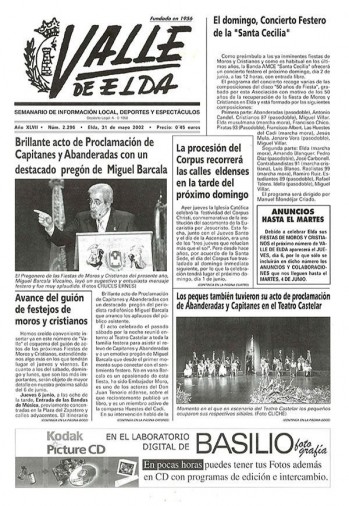 N&uacute;mero 2.296 - 31 de mayo de 2002