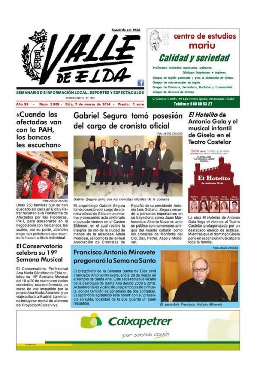 N&uacute;mero 2.809 <span>7 de marzo de 2014</span>
