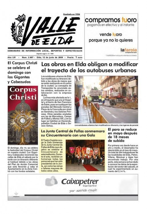 N&uacute;mero 2.607<span>12 de junio de 2009</span>