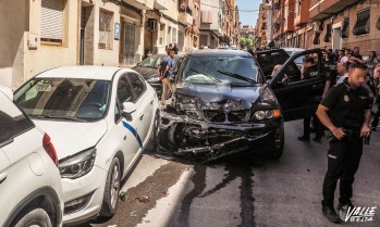Detienen al conductor del veh&iacute;culo que embisti&oacute; a siete coches la semana pasada en Petrer
