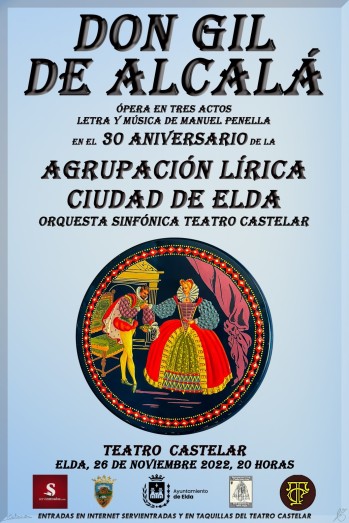 Los l&iacute;ricos eldenses ante un nuevo reto: "Don Gil de Alcal&aacute;" en el Castelar el d&iacute;a 26
