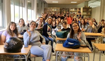 Un total de 20 estudiantes franceses visitan Elda en un programa Erasmus del IES Monastil