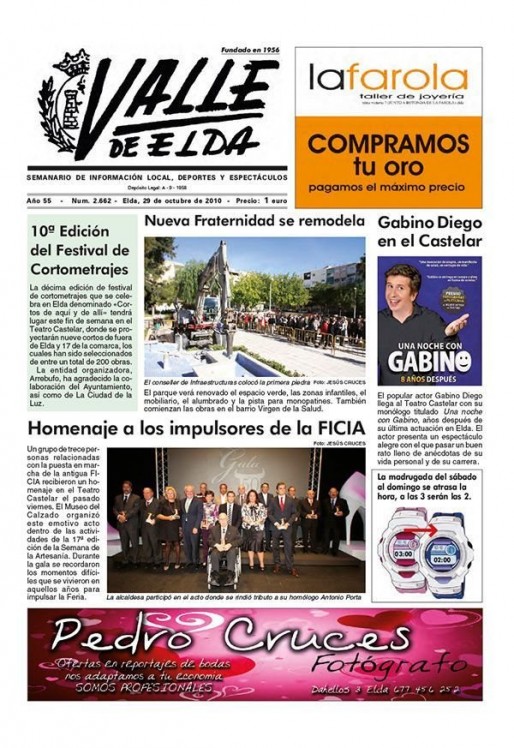 N&uacute;mero 2.662<span>29 de octubre de 2010</span>