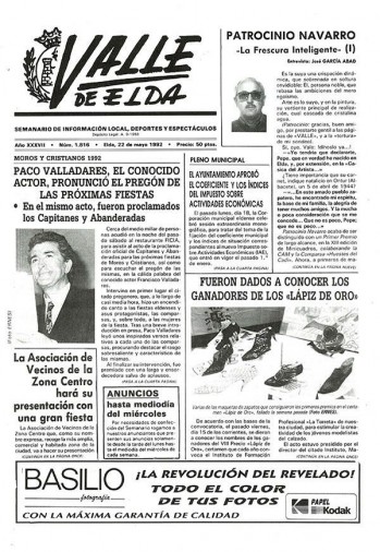 N&uacute;mero 1.816 - 22 de mayo de 1992