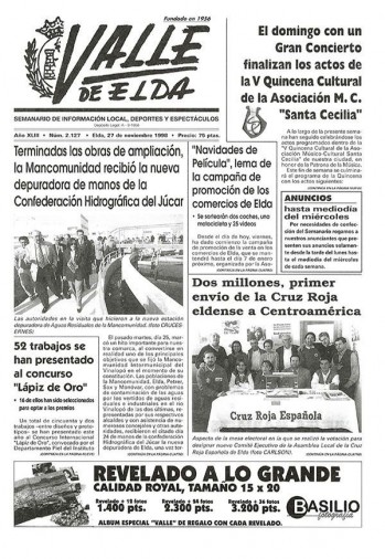 N&uacute;mero 2.127 - 27 de noviembre de 1998