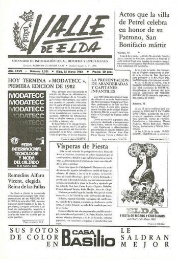 N&uacute;mero 1.331 - 15 de mayo de 1982