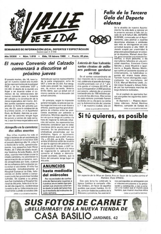 N&uacute;mero 1.610<span>19 de febrero de 1988</span>