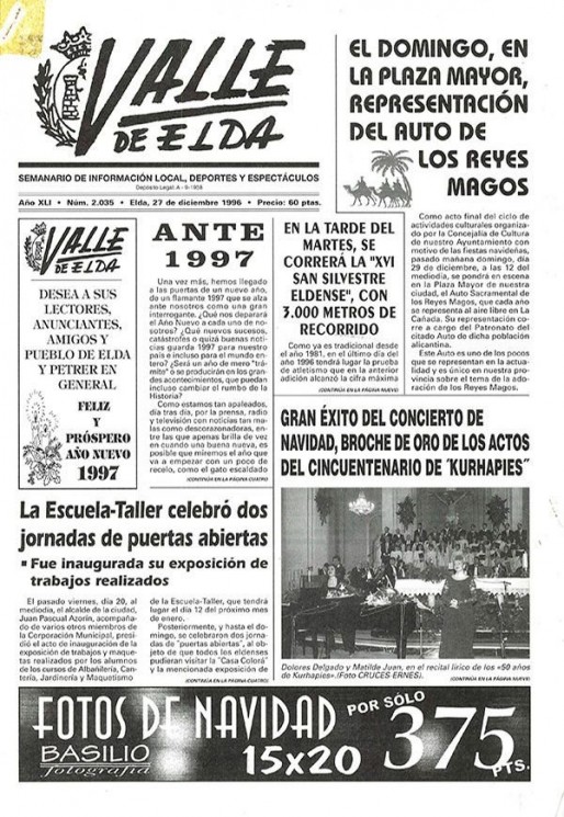 N&uacute;mero 2.035<span>27 de diciembre de 1996</span>