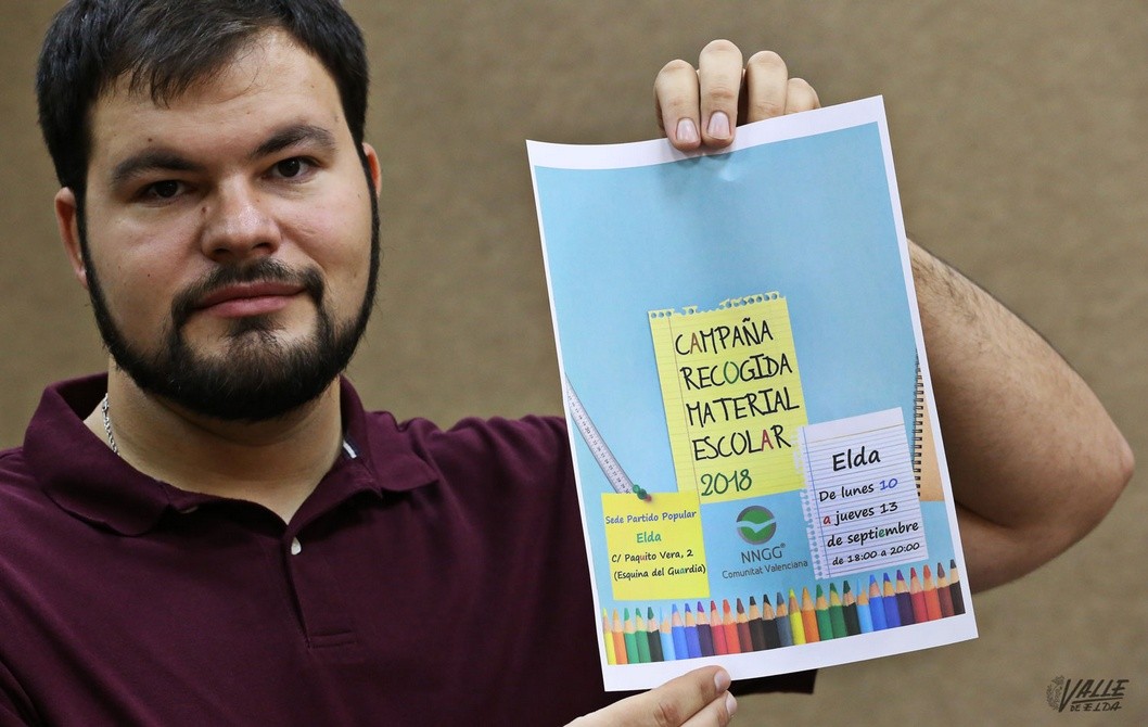 Nuevas Generaciones impulsa una campaña de recogida de material escolar Nuevas Generaciones impulsa una campaña de recogida de material escolar