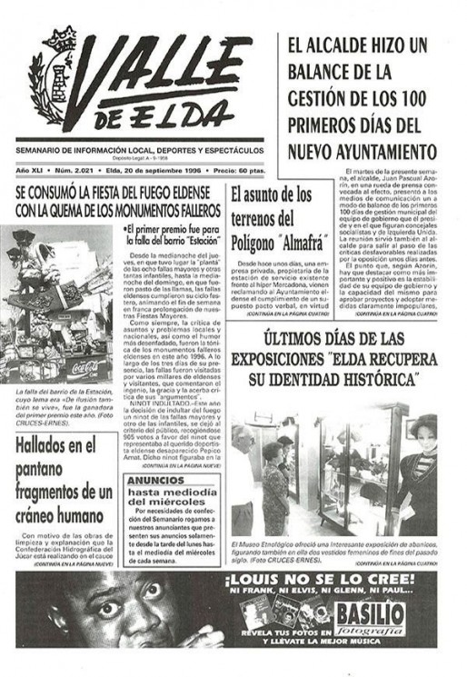N&uacute;mero 2.021<span>20 de septiembre de 1996</span>