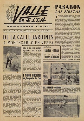 N&uacute;mero 0003 - 15 de septiembre de 1956