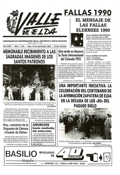 N&uacute;mero 1.732<span>14 de septiembre de 1990</span>