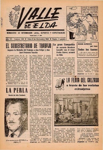 N&uacute;mero 0323 - 3 de noviembre de 1962