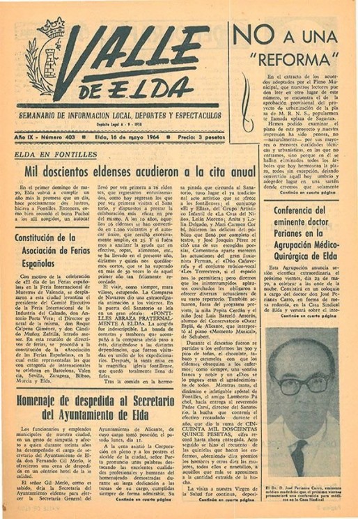 N&uacute;mero 0403<span>16 de mayo de 1964</span>