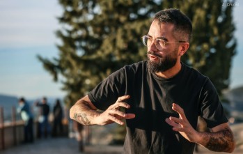 El poeta petrerense Pablowsky en las jornadas literarias Paco Moll&aacute;