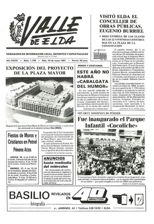 N&uacute;mero 1.766<span>10 de mayo de 1991</span>