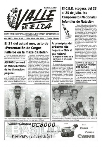 N&uacute;mero 2.160 - 15 de julio de 1999