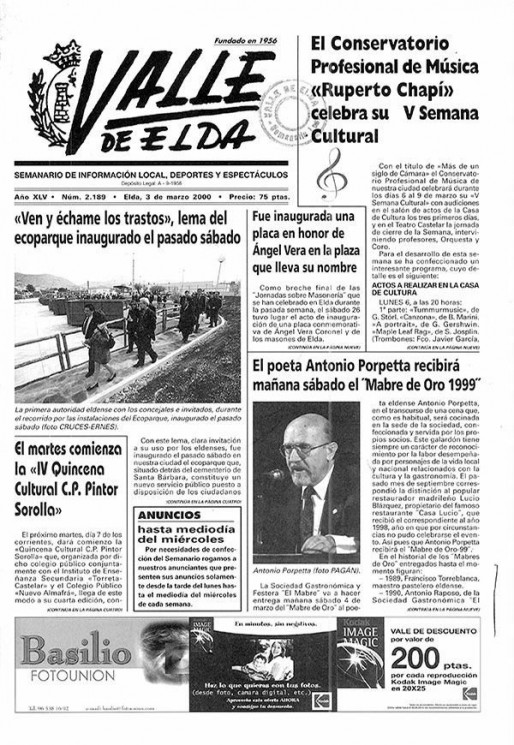 N&uacute;mero 2.189<span>3 de marzo de 2000</span>