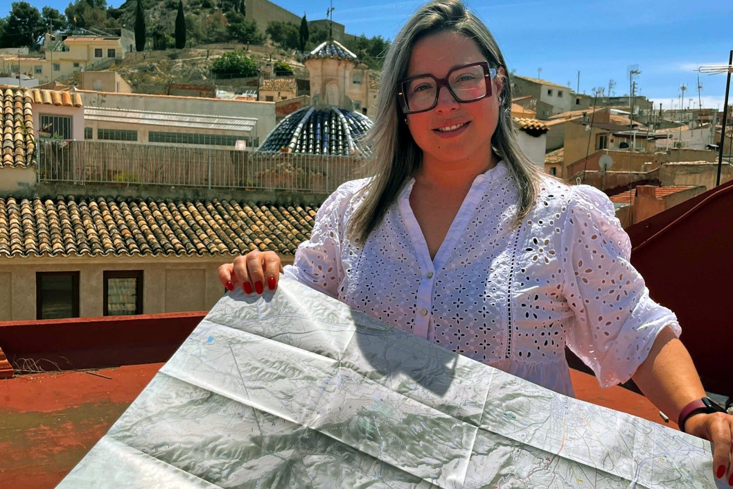 Primer mapa topográfico del Macizo del Maigmó Primer mapa topográfico del Macizo del Maigmó