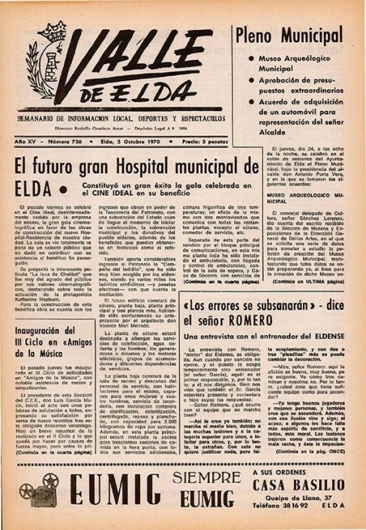 N&uacute;mero 0736<span>3 de octubre de 1970</span>