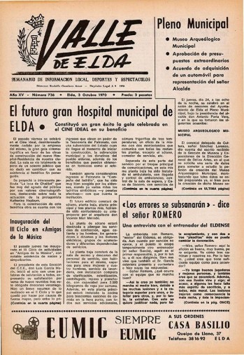 Número 0736 - 3 de octubre de 1970