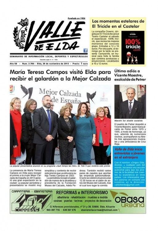 N&uacute;mero 2.796<span>29 de noviembre de 2013</span>