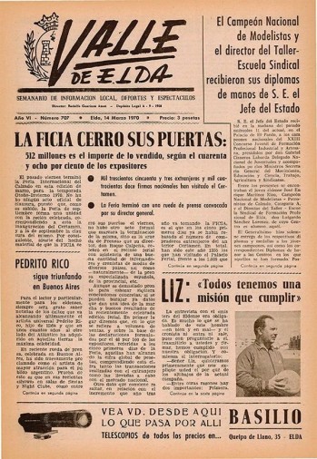 N&uacute;mero 0707 - 14 de marzo de 1970