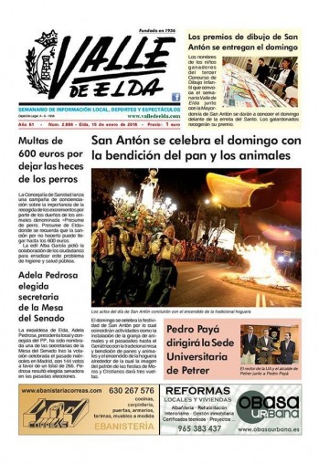 N&uacute;mero 2.886 - 15 de enero de 2016