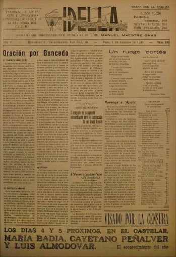 Idella n&ordm; 189 - A&ntilde;o 1930
