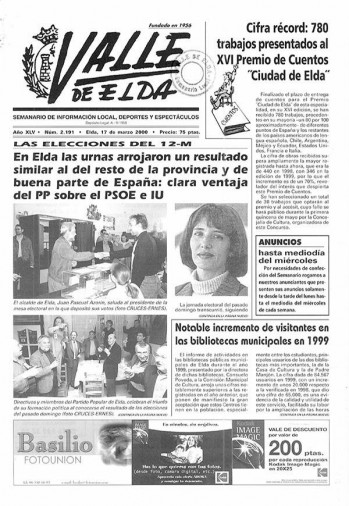N&uacute;mero 2.191 - 17 de marzo de 2000