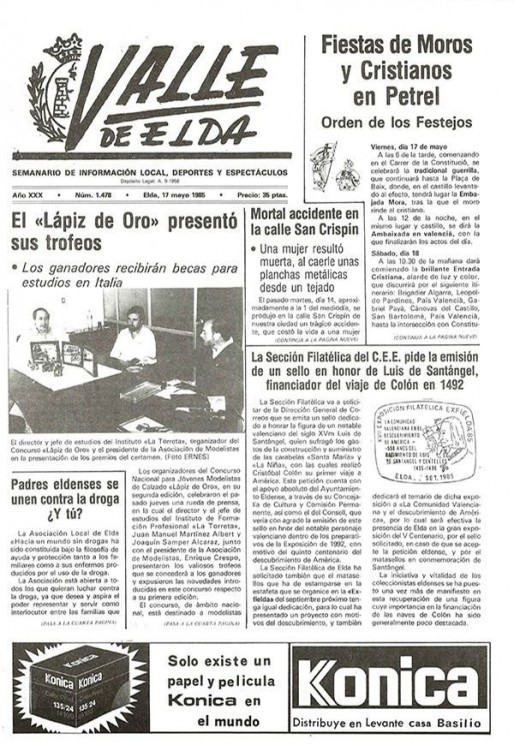 N&uacute;mero 1.478<span>17 de mayo de 1985</span>