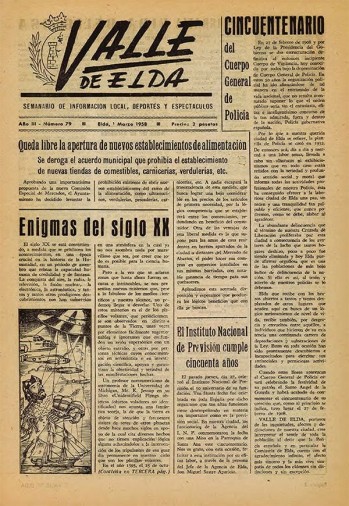 N&uacute;mero 0079 - 1 de marzo de 1958