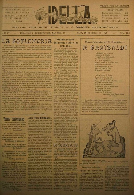 Idella n&ordm; 156<span>A&ntilde;o 1929</span>