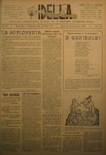 Idella n&ordm; 156 - A&ntilde;o 1929