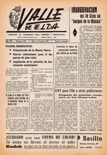 N&uacute;mero 0790 - 16 de octubre de 1971