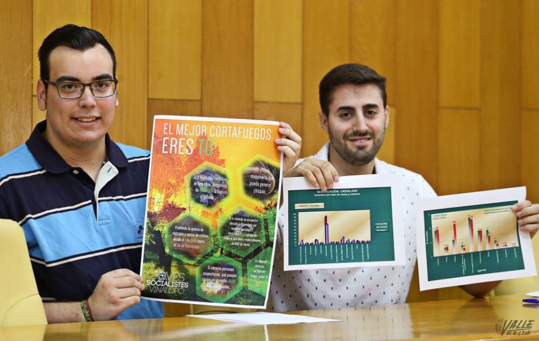 Juventudes Socialistas inicia una campaña para reducir el riesgo de incendios forestales en la comarca Juventudes Socialistas inicia una campaña para reducir el riesgo de incendios forestales en la comarca