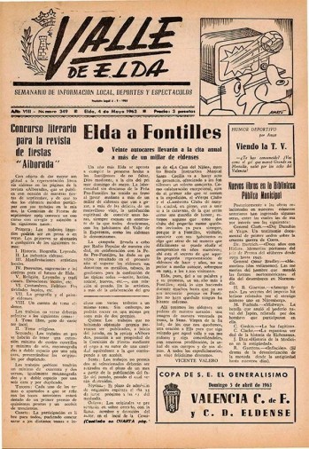 N&uacute;mero 0349 - 4 de mayo de 1963