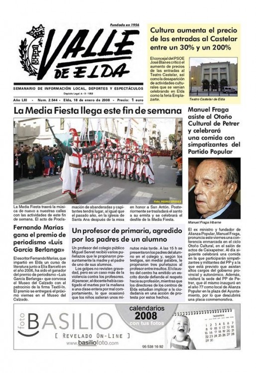 N&uacute;mero 2.544<span>18 de enero de 2008</span>