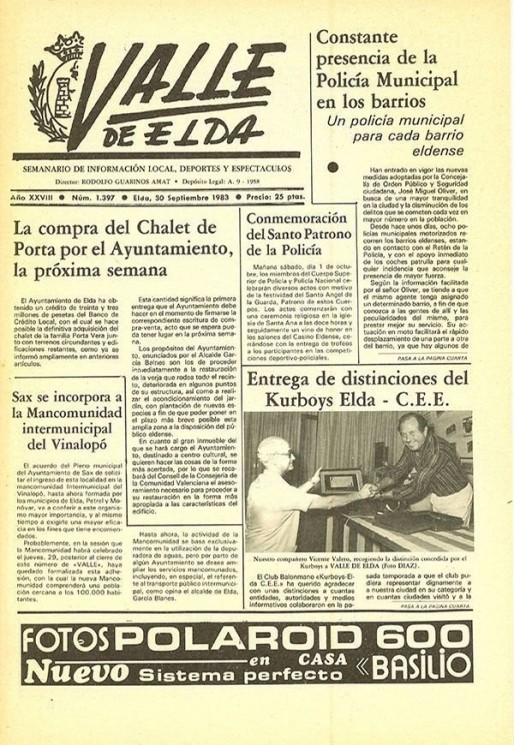 N&uacute;mero 1.397<span>30 de septiembre de 1983</span>