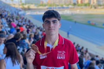 Sergio Callado, bronce nacional en el Campeonato de Espa&ntilde;a de atletismo sub18