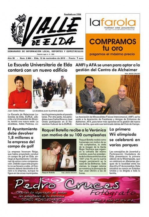 N&uacute;mero 2.664<span>12 de noviembre de 2010</span>
