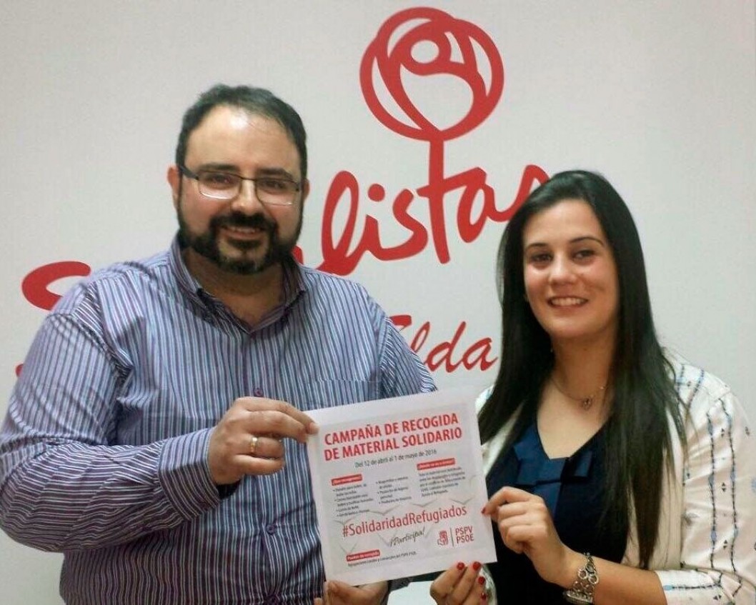 El PSOE se suma a la campaña de recogida de productos para ayudar al pueblo sirio El PSOE se suma a la campaña de recogida de productos para ayudar al pueblo sirio