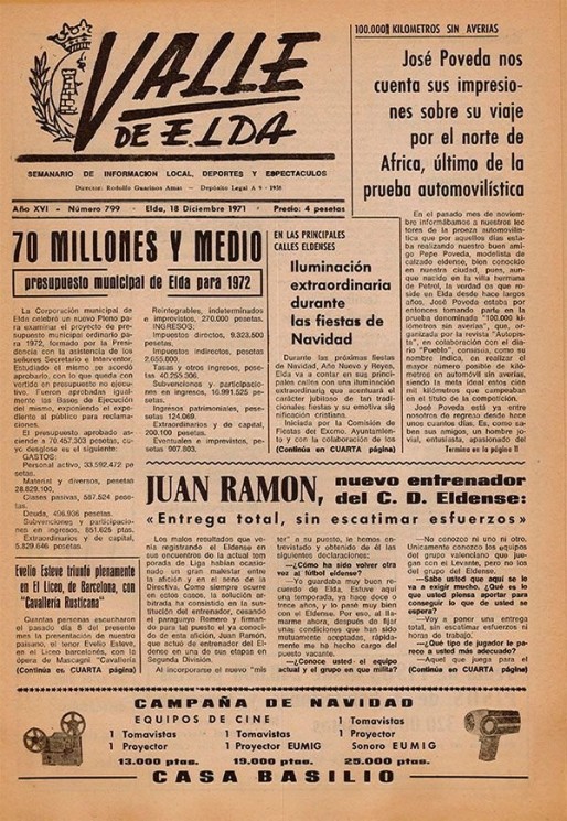 N&uacute;mero 0799<span>18 de diciembre de 1971</span>