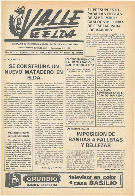 N&uacute;mero 1.240<span>5 de julio de 1980</span>