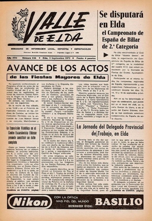 N&uacute;mero 0836<span>2 de septiembre de 1972</span>