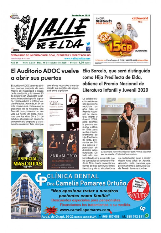 N&uacute;mero 3.072<span>16 de octubre de 2020</span>